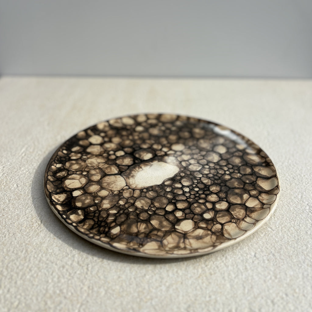 Assiette effets bulles