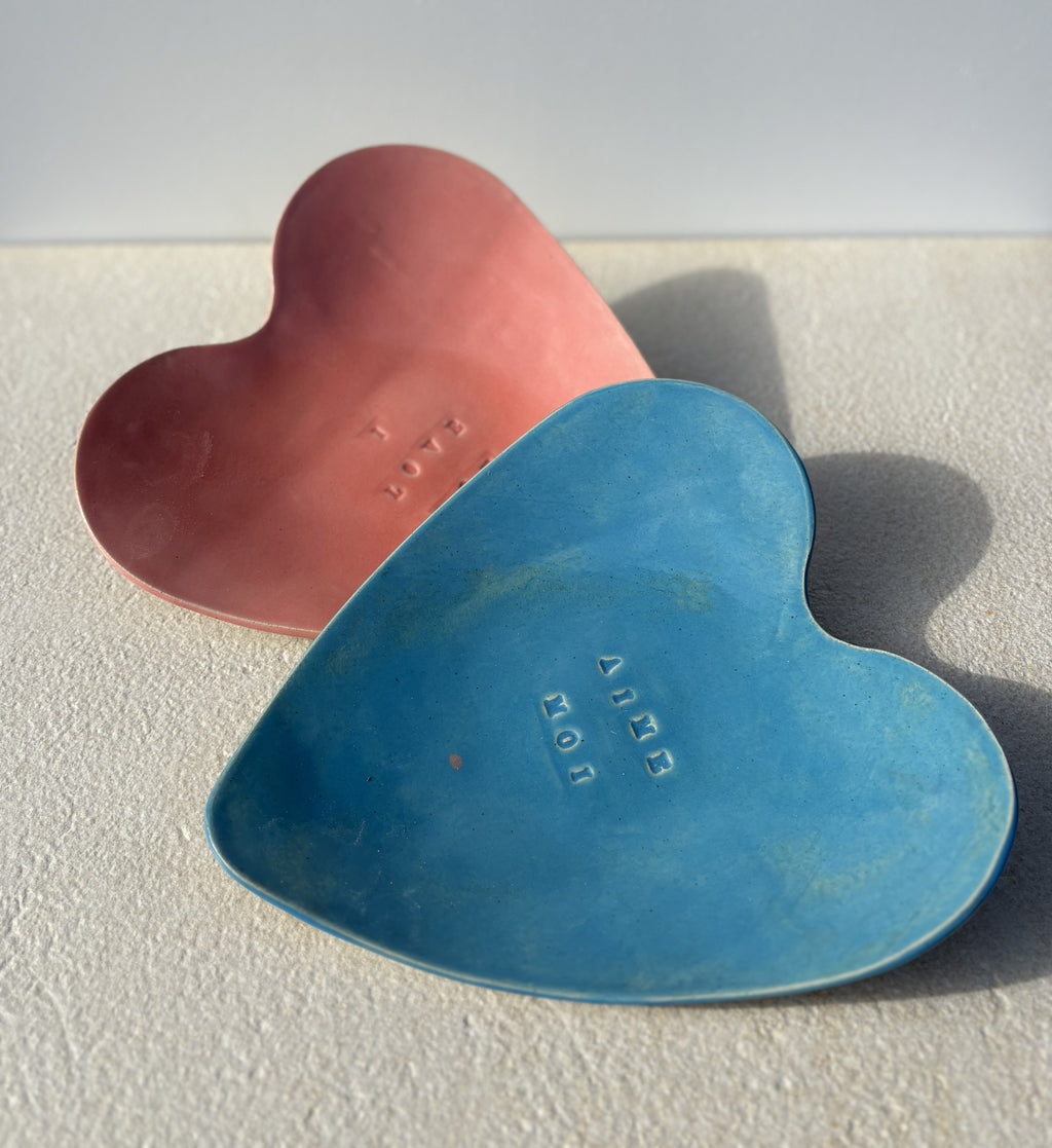 Assiettes forme cœur