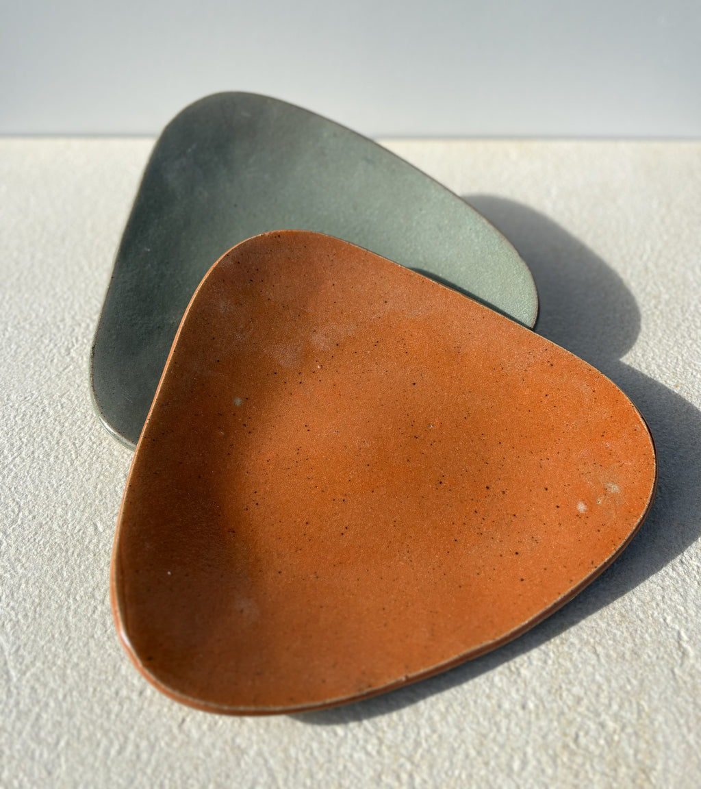 Assiettes forme triangle